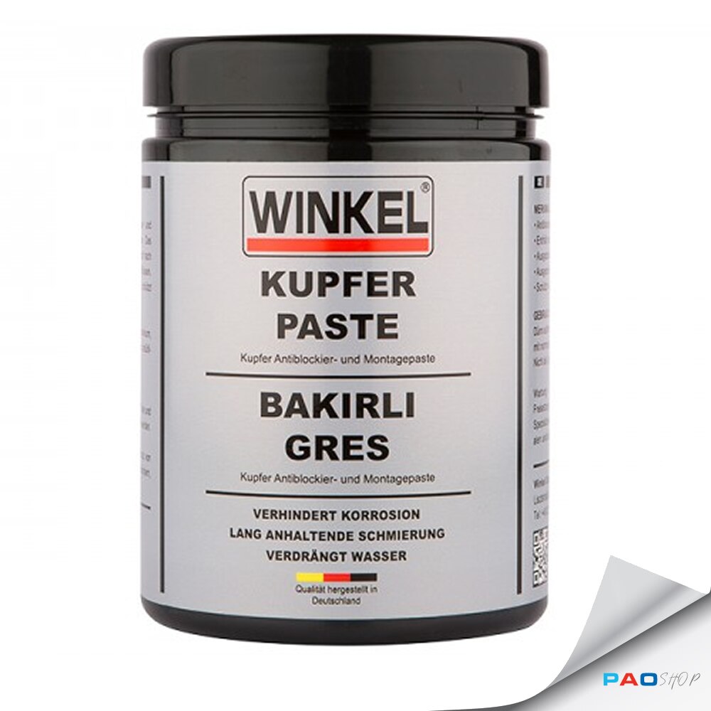 Winkel Anti Seize Bakır Paste 1 Kg.